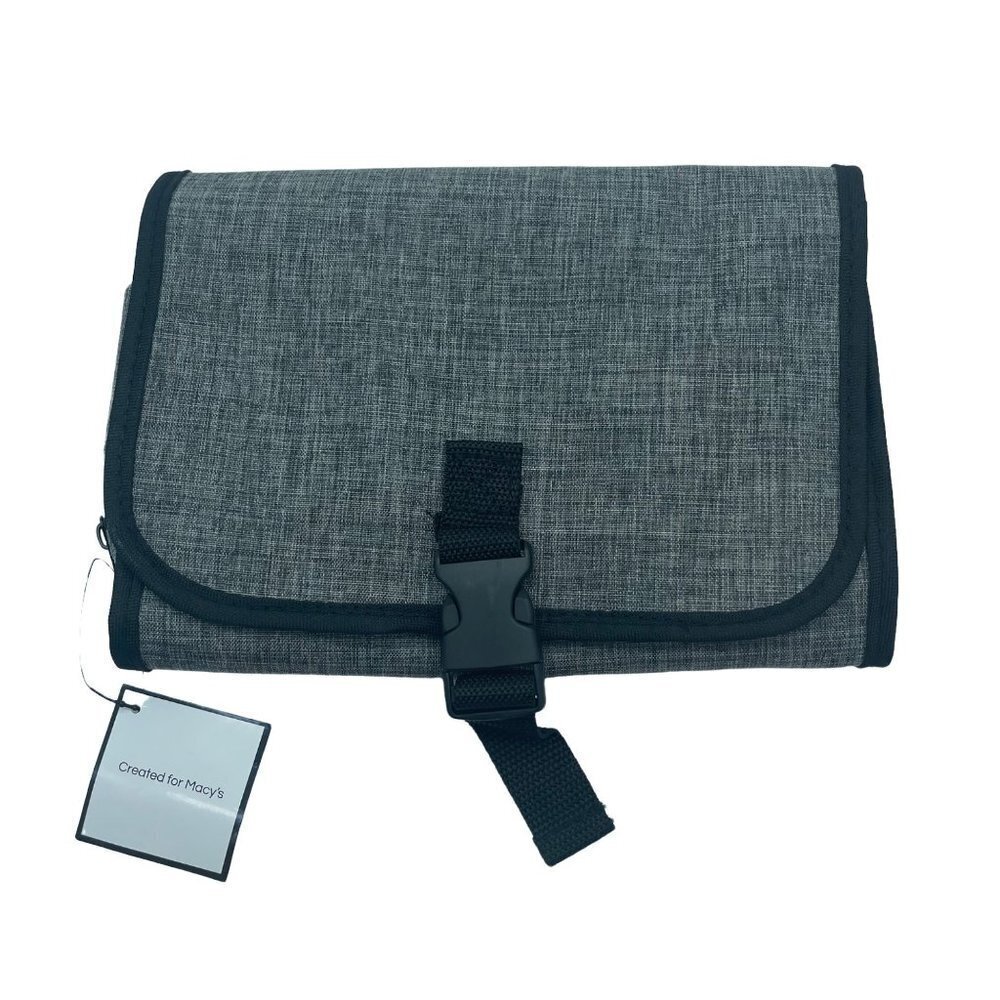 Macys Car Organizer Gray Black Hook Backseat Mirror